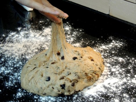 Not to worry: the dough IS sticky!